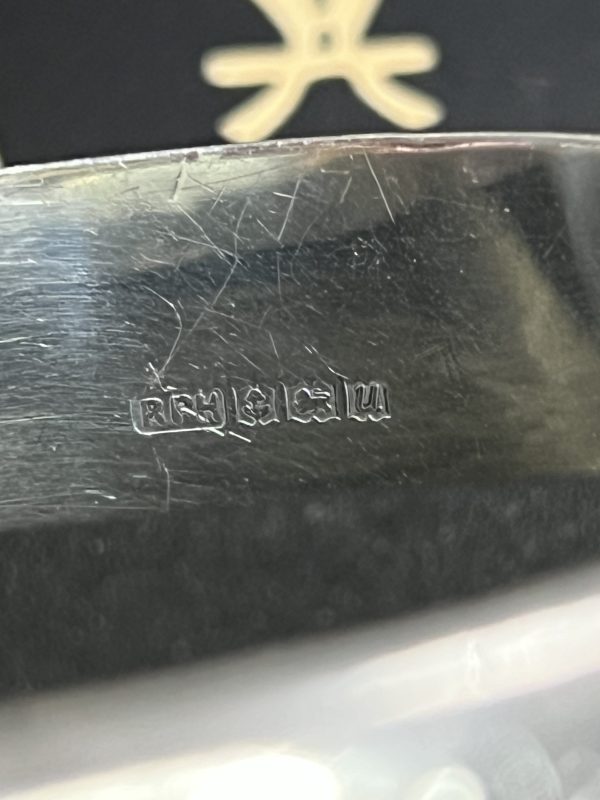 Vintage 1969 Sterling Silver Engraved Bangle – RPH Jewellery, Birmingham – 28.4g - Image 3
