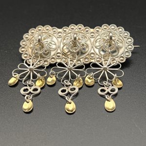Triple Sylvsmidja Solje Brooch