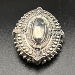Hallmarked sterling silver brooch made in Birmingham