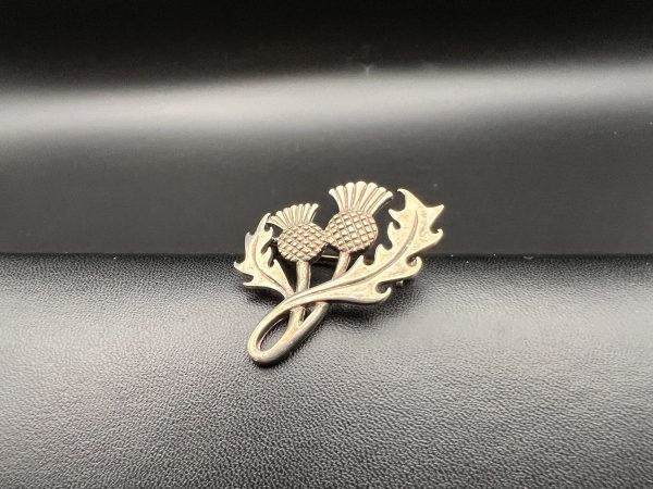 Sterling Silver Scottish Thistle brooch - Image 3