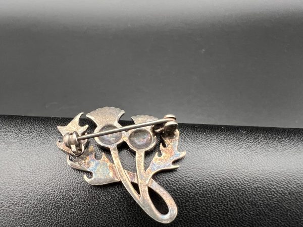 Sterling Silver Scottish Thistle brooch - Image 2