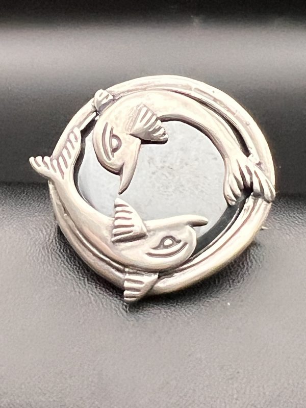 Dolphin brooch