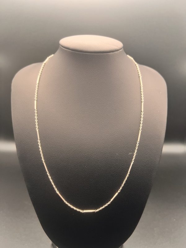 16’ Sterling Silver bar necklace