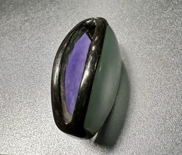 Two gemstone pendant in sterling silver - Image 3