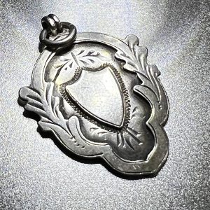 Sterling silver vintage watch fob