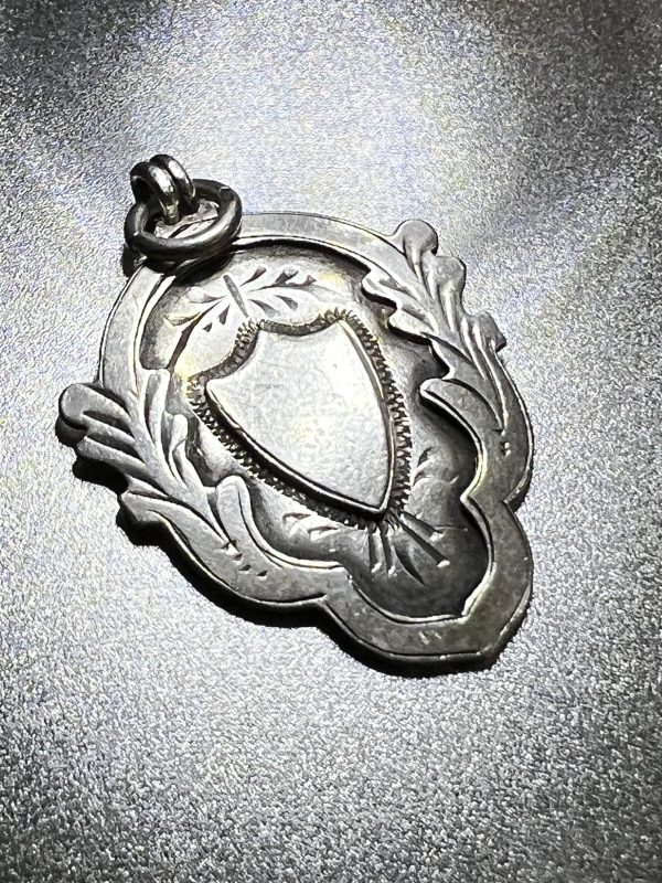 Sterling silver vintage watch fob