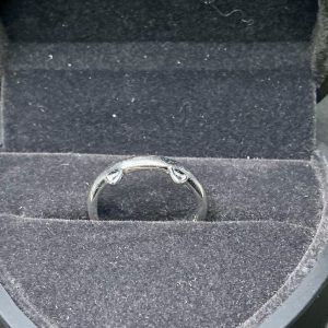 Silver kitty ring
