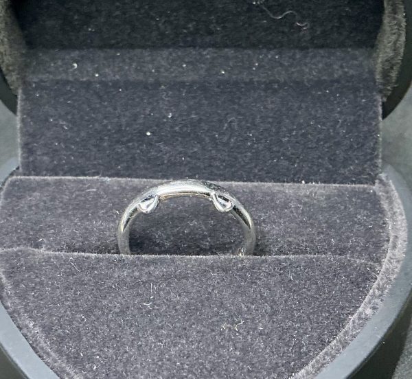 Silver kitty ring