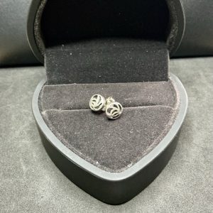 Sterling silver ear studs