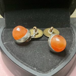 Pair of Amber cufflinks