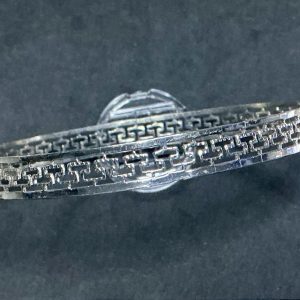 Sterling silver fine bangle