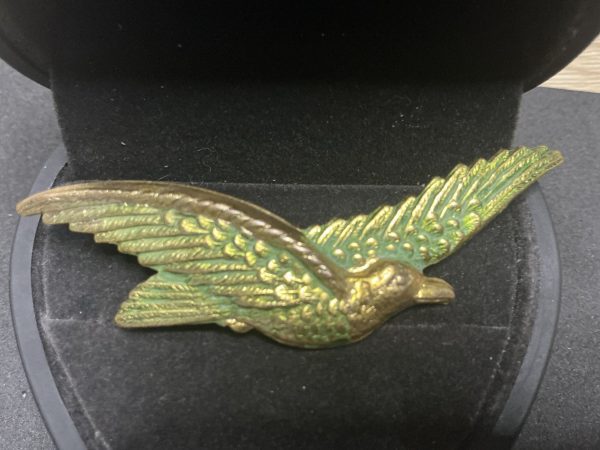 Gold tone bird brooch - Image 3