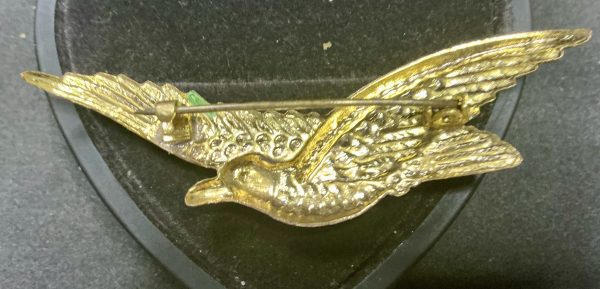 Gold tone bird brooch - Image 2