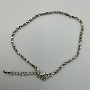 Silver bracelet/anklet