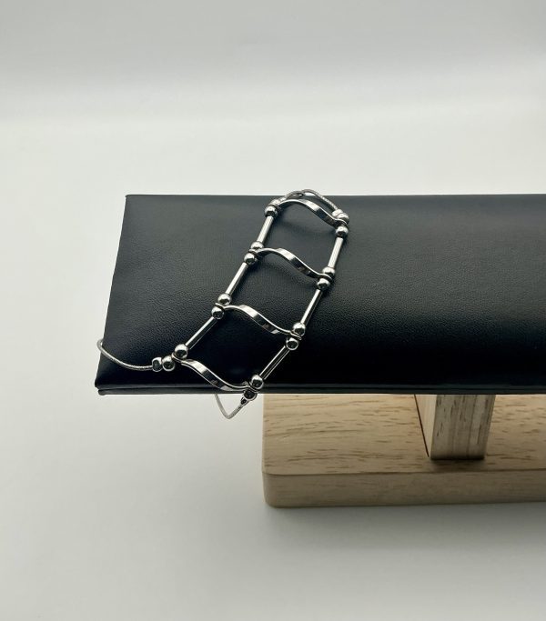 Sterling Silver 925 Statement Link Bracelet – 7” – 8.9g - Image 4