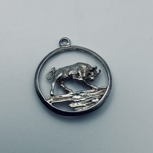 Sterling Silver Bull Pendant – 925 Silver Symbol of Strength and Power
