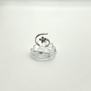 Sterling Silver Wrap-Around Daisy Ring – Size E, 1.1g