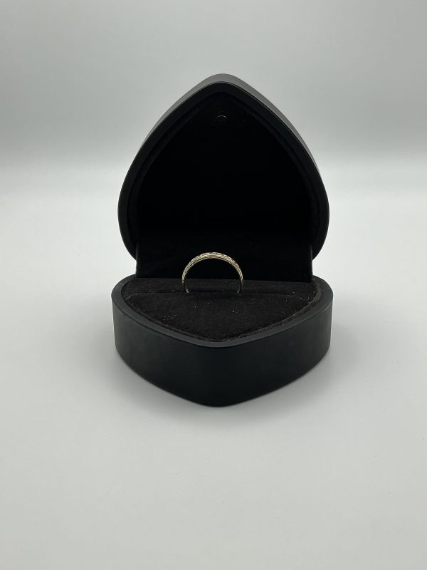 9ct White Gold Full Eternity Ring with Spinel Stones – Size P, 2.7g - Image 3