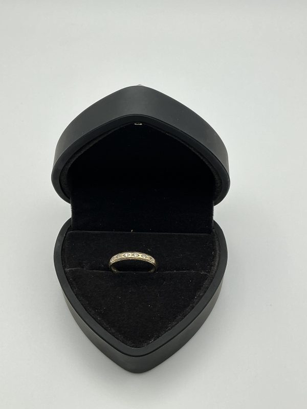 9ct White Gold Full Eternity Ring with Spinel Stones – Size P, 2.7g - Image 7