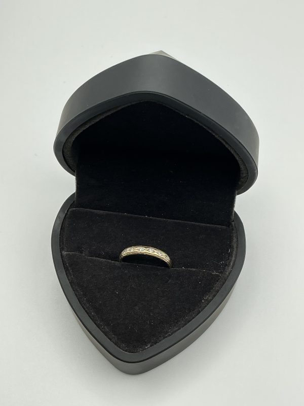 9ct White Gold Full Eternity Ring with Spinel Stones – Size P, 2.7g - Image 6
