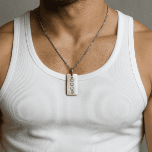 1977 Sterling Silver London Hallmarked Commemorative Ingot Pendant – Queen’s Silver Jubilee