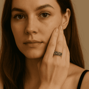 Sterling Silver DIXI Autumn Harvest Ring – Size N/O