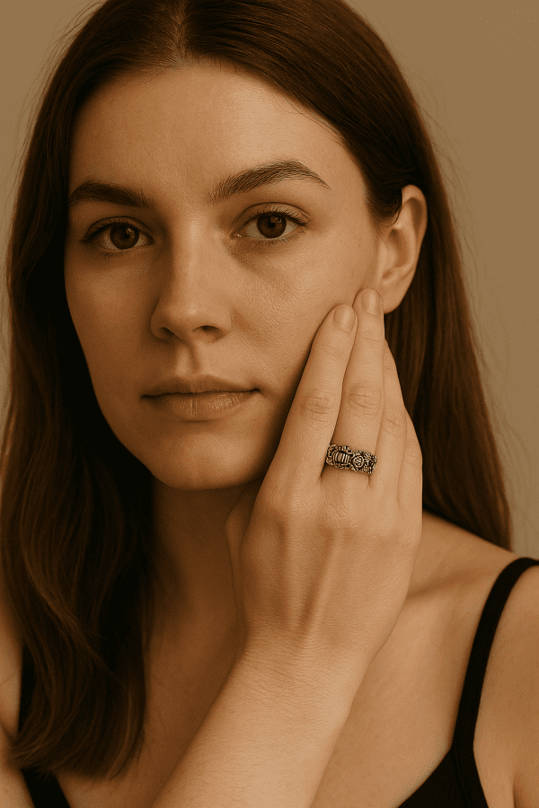 Sterling Silver DIXI Autumn Harvest Ring – Size N/O