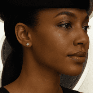 925 Sterling Silver 1.8g Round Brilliant Cut CZ Stud Earrings