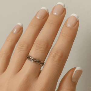 Dixi 925 Sterling Silver Woodland Vine Band Ring – Size J/K