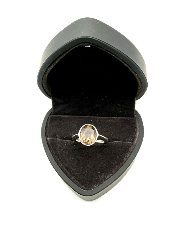 925 Sterling Silver Quartz Ring – Size O/P, 4.9g - Image 7