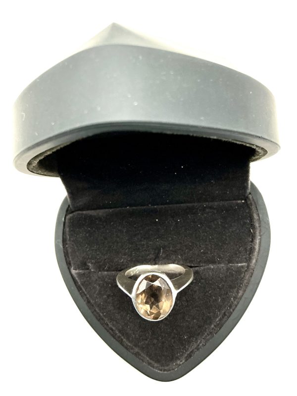 925 Sterling Silver Quartz Ring – Size O/P, 4.9g - Image 4