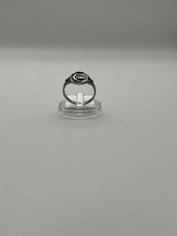 Dixi 925 Sterling Silver Crescent Moon & Pumpkin Wax Seal Ring – Size M - Image 7