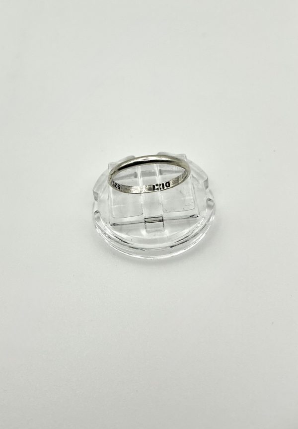 Dixi 925 Sterling Silver Skinny Stacking Ring – Size I - Image 2
