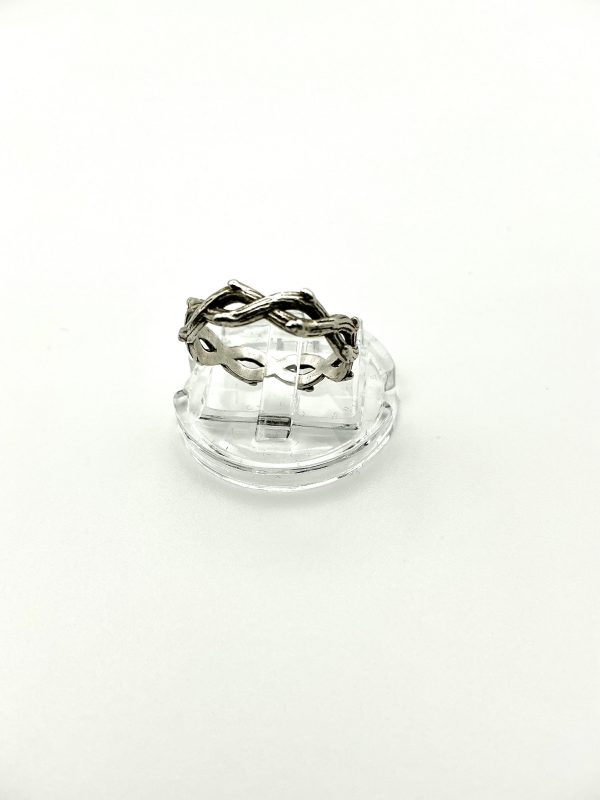 Dixi 925 Sterling Silver Woodland Vine Band Ring – Size J/K - Image 4