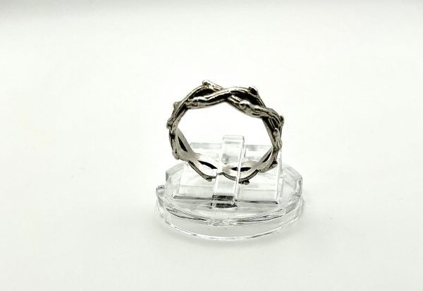 Dixi 925 Sterling Silver Woodland Vine Band Ring – Size J/K - Image 5