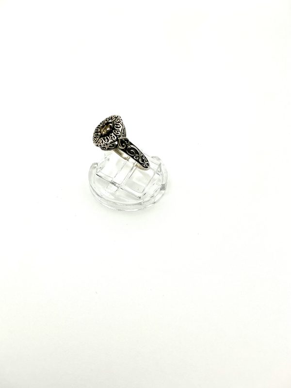 Sterling Silver DIXI Ornate Filigree Ring – Size M - Image 6