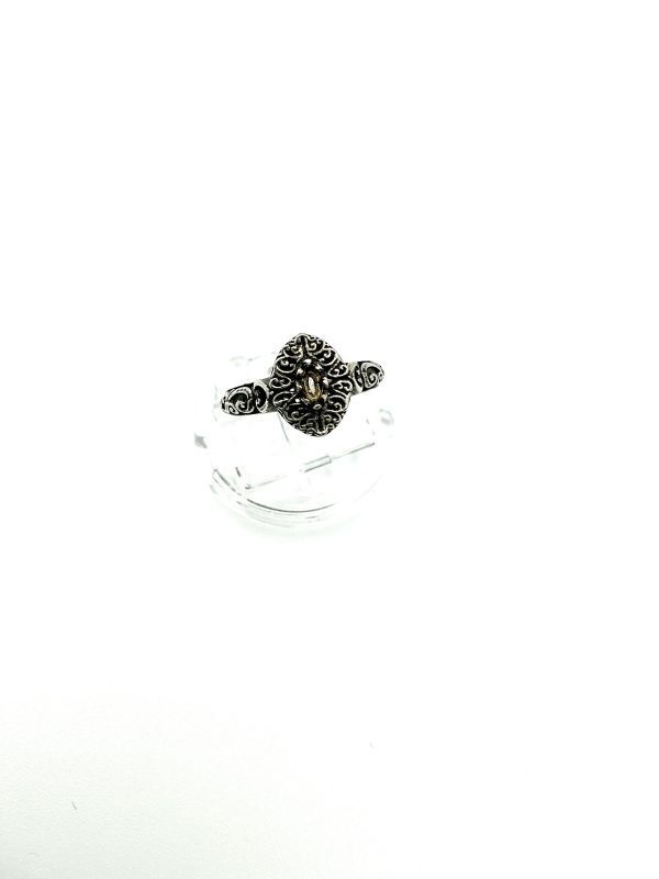 Sterling Silver DIXI Ornate Filigree Ring – Size M - Image 7