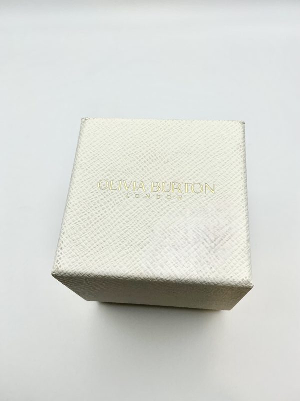 Olivia Burton London Earl Grey Sunray Watch – 38mm Chronograph, Stainless Steel 3-Link Bracelet - Image 4