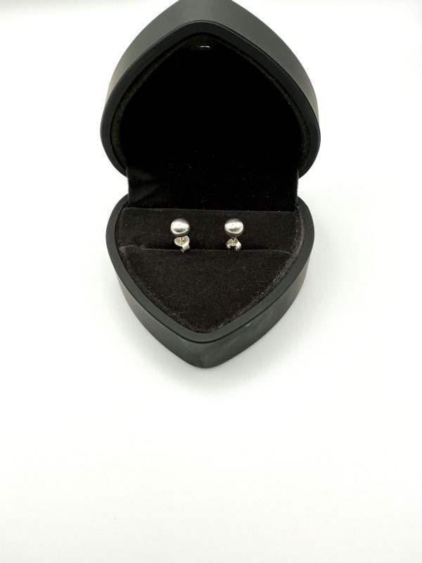 Minimalist 925 Sterling Silver Ball Stud Earrings – 1g - Image 5