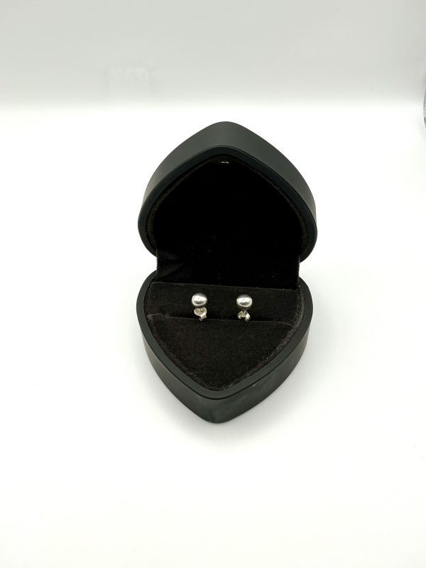 Minimalist 925 Sterling Silver Ball Stud Earrings – 1g - Image 3