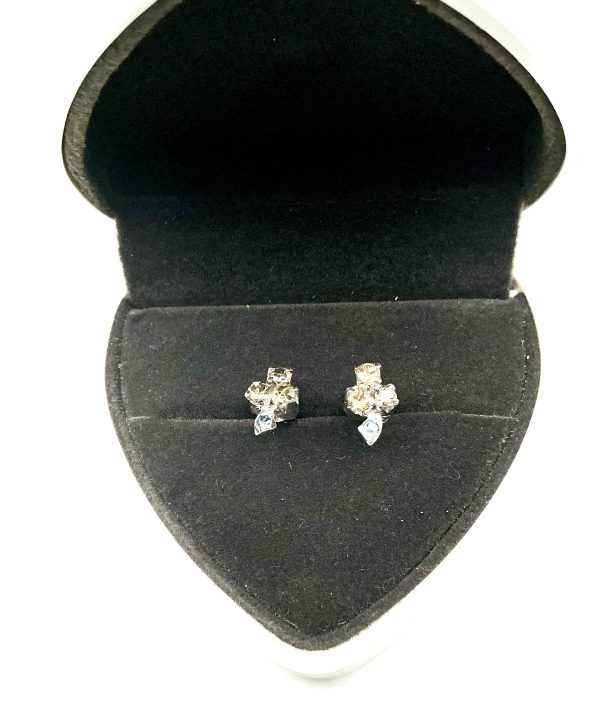 Sterling Silver Smoky Quartz Necklace, Pendant & Topaz Stud Earrings Set – 50ct Total - Image 5