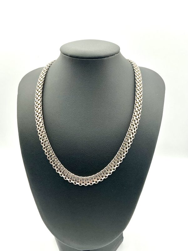 Italian 925 Sterling Silver Milor Collar Necklace – 20.6g, Birmingham Hallmark, QVC - Image 4