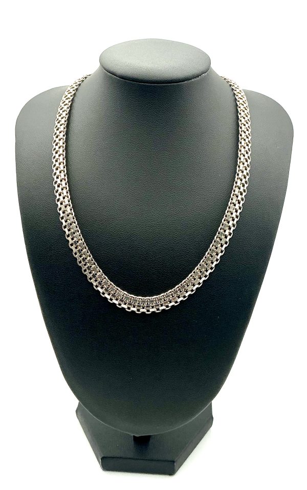 Italian 925 Sterling Silver Milor Collar Necklace – 20.6g, Birmingham Hallmark, QVC - Image 7