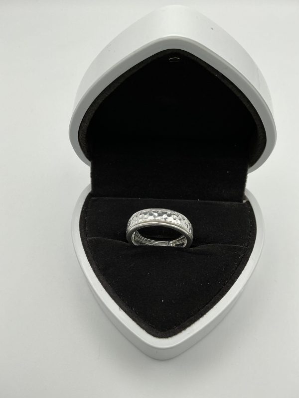 Luxury 925 Sterling Silver Hammered Spinner Meditation Ring – Premium 5g Anxiety Relief Band - Image 4