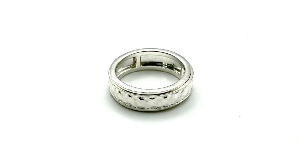 Luxury 925 Sterling Silver Hammered Spinner Meditation Ring – Premium 5g Anxiety Relief Band - Image 7