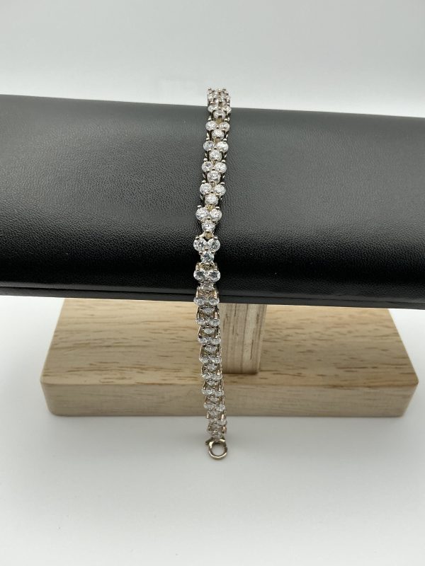 Luxury 925 Silver 7” CZ Tennis Bracelet, 12.9g - Image 4