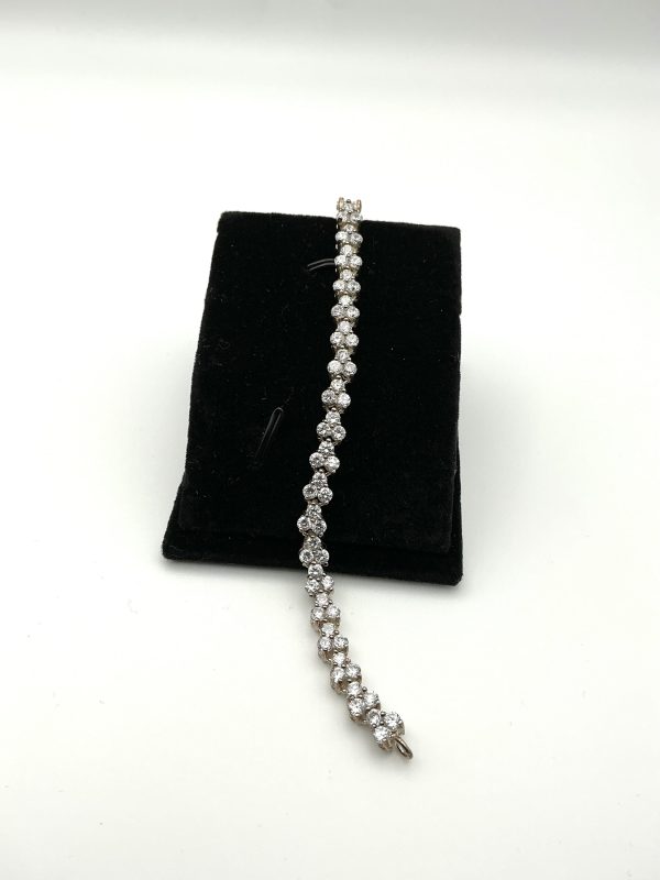 Luxury 925 Silver 7” CZ Tennis Bracelet, 12.9g - Image 5