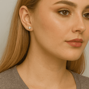 Tiny Sterling Silver Heart Stud Earrings – Dainty Minimalist 0.3g Solid Silver