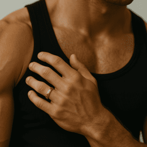 Antique 22ct Gold Band Ring – Hallmarked Birmingham 1849, Size O, 4.5g, 5mm Wide