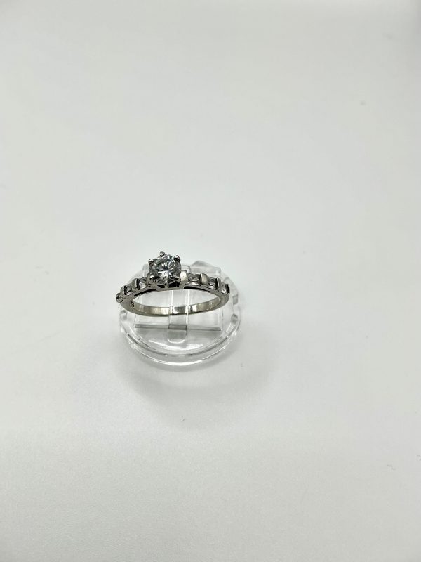 💍 Luxury Sterling Silver Diamond-Quality CZ Solitaire Ring – Size O - Image 8